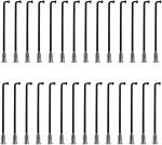 S SENQI Bicycle Spokes Electric Bicycle E-Bike Tricycle Wheel 12G 2.5mm Steel 72mm-305mm with Copper Cap 28pcs Black