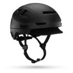 Bern Hudson Commuter Bike Helmet with MIPS, Rated for E-Bike, Integrated LED Rear Light and U-Lock Compatibility, MIPS Matte Black, Medium