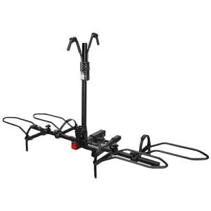 Hollywood Racks Sport Rider 2" Hitch Bike Rack, Carries 2 Bikes up to 80 lbs Each for Standard, Fat Tire and Electric Bicycles - Heavy Duty, Foldable Ebike Rack for Car, Truck, and SUV