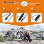 LGECOLFP 48V Ebike Battery15Ah Ebike Battery Pack with USB Port 3A Fast Charger 30A BMS for 48V Controller 250W-1000W Motor