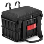 CDYWD Bike Basket Front for Men & Women, Large Bicycle Front Basket for Adult Bikes with Removable Liner Bag, Heavy Metal Bike Cargo Basket for Ebike, Electric Bike, Mountain Bike, City Bike, Cruiser