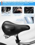Phroxbik Comfortable Bike Seat with Internal Shock Absorbing Suspension, Padded Bicycle Seat Cushion for Men Women Comfort, Bike Saddle for Road Bike, Mountain Bike, Ebike, City BIike, Stationary Bike