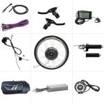 Amebee E-Bike Wheel Conversion Kit 24in 1000W Front Wheel Drive with Power Controller LCD Display Turn Bike to Ebike Electric Wheel Tires Bicycle Modifiy Parts Kits (24in 1kw 48v Front Drive)
