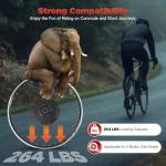 48V 1000W Rear Hub Motor Electric Bike Conversion Kit for 28/29 Inch/700C Rear Wheel Drive Engine Ebike Conversion Kit with LCD Display&Pedal Assist Sensor