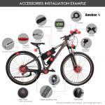 Amebee E-Bike Wheel Conversion Kit 24in 1000W Front Wheel Drive with Power Controller LCD Display Turn Bike to Ebike Electric Wheel Tires Bicycle Modifiy Parts Kits (24in 1kw 48v Front Drive)