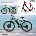 Amebee E-Bike Wheel Conversion Kit 24in 1000W Front Wheel Drive with Power Controller LCD Display Turn Bike to Ebike Electric Wheel Tires Bicycle Modifiy Parts Kits (24in 1kw 48v Front Drive)