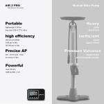 PO13ON Mini Electric Bike Pump with Gauge, Max 120 PSI, 28s Fast Inflate Tiny Portable Bicycle Pump, Presta and Schrader Valve for E-Bike, Mountain, City, Gravel and Road Bike, Cycling Accessories