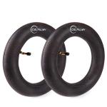 (2-Pack) 10x2 Replacement Inner Tubes 10" x 1.95/2.125 with 2 Levers | Compatible with Bike Schwinn Trike Roadster/Tricycle/BoB Revolution Motion - Made from BPA/Latex Free Quality Butyl Rubber