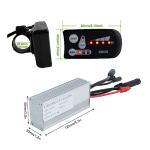 Topyond 25a 36v 48v 750w Electric Bike Brushless Controller Kit with S800 Display Screen Ebike Controller, Suitable for JNJN25A Motor, Ebike Conversion Kit Ideal for Lithium Battery Conversion