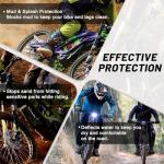 XINGWU Rear Shock Fender for Surron Light Bee X Segway X160/X260 Rear Mudguard Protector Wheel Fender for Surron Part Ebike Accessories Black