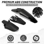 XINGWU Rear Shock Fender for Surron Light Bee X Segway X160/X260 Rear Mudguard Protector Wheel Fender for Surron Part Ebike Accessories Black