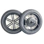 72V2000W Electric Fat Bike Motor Wheel Kit Aluminum Rim motor Set 20x4.0 inch Rear Drive Ebike Motor conversion rear motor with front wheel Include Puncture Resistant Fat Tires