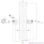72V2000W Electric Fat Bike Motor Wheel Kit Aluminum Rim motor Set 20x4.0 inch Rear Drive Ebike Motor conversion rear motor with front wheel Include Puncture Resistant Fat Tires