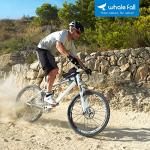 whale fall Bike Phone Frame Bag Waterproof, 3D Eva Hard Shell, Bike Phone Holder, Bicycle Top Tube Bag, Cycling Pouch with Rain Cover, Bike Accessories for Phones Under 7"