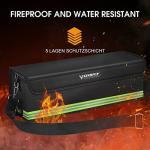 KINMVIP Lipo Battery Safe Bag Explosionproof, Large Capacity Fireproof Bag for Ebike Battery Charging and Storage