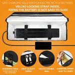 KINMVIP Lipo Battery Safe Bag Explosionproof, Large Capacity Fireproof Bag for Ebike Battery Charging and Storage