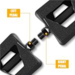 Flexsteep Bike Pedals - Non-Slip Plastic Pedals with Reflectors, Lightweight 9/16" Platform Fits City/Road/Hybrid/E-Bikes/Beach Cruiser/Most Adult Bikes