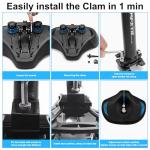 Upgrade Oversize Bike Seat for Men Women, Extra Wide Noseless Bicycle Seat Cushion, Waterproof Comfort Memory Foam Bike Saddle Fit for Peloton Bikes, Exercise Bike, EBikes, City Bike (Width: 12.2in)