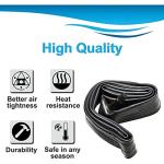 2 Pack 20x3 Fat Tire Bike Inner Tubes, 20 x 3.0 Premium Quality Butyl Rubber Inner Tube with Schrader Valve for 20 inch Electric Bicycle