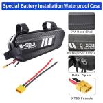 Airuxuan 48V Ebike Battery 10Ah Electric Bike Battery with Waterproof Case,54.6V 2A Charger, XT60 Connector and BMS for 100-800W Electric Bicycles Motor