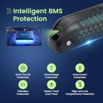 Meaycoty 48v Ebike Battery 10.4ah Electric Bike Battery Pack with 30A BMS for 48v Controller 250w 350w 500w 750w 1000w Motor