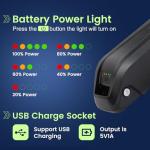 Meaycoty 48v Ebike Battery 10.4ah Electric Bike Battery Pack with 30A BMS for 48v Controller 250w 350w 500w 750w 1000w Motor