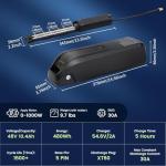 Meaycoty 48v Ebike Battery 10.4ah Electric Bike Battery Pack with 30A BMS for 48v Controller 250w 350w 500w 750w 1000w Motor