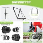 BAFANG Ebike Conversion Kit 48V750W Rear Hub Motor -G0900 Electric Bike Kit with LCD Display &Ebike Battery&PAS Sensor for 26"/27.5"/700C Mountain/City/Road Bikes (135-142mm Dropout)