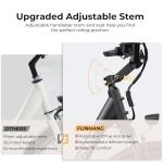 Funhang Electric Bike for Adults, 1000W Peak Ebike, 21.7MPH 50Miles City Cruiser Ebikes, 26" Step Thru Electric Bicycle with 48V Removable Battery, Adjustable Stem, Rear Rack,7 Speed, UL2849 Certified