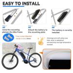 LGECOLFP 48V Ebike Battery 48V 10AH Lithium ion Battery Pack with 3A Fast Charger 30A BMS Fit for Electric Bicycle Bike 1000W-250W Motor