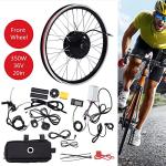 Serendicy Electric Bike Conversion Kit Wheel E-Bike Hub Motor Kit 36V 350W 20" Bicycle BLDC Controller with LCD Display Controller Brake Fits 20-inch Tire