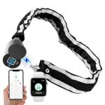 Dhiedas Fingerprint Bike Chain Lock, Bluetooth Bike Lock Waterproof Biometric Keyless Lock Heavy Duty Anti-Theft with 3.3 Feet Long Chain Lock for eBike Scooter Gate Ski Snowboard