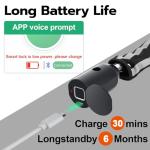 Dhiedas Fingerprint Bike Chain Lock, Bluetooth Bike Lock Waterproof Biometric Keyless Lock Heavy Duty Anti-Theft with 3.3 Feet Long Chain Lock for eBike Scooter Gate Ski Snowboard