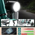 H&ZT 350W Electric Tricycle, 7-Speed E-Trike with 36V 10Ah Lithium Battery, UL Certified, 15MPH, 24"/26" 3-Wheel E-Bike for Adults with Rear Basket