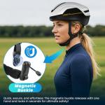 Favoto Smart Bike Helmet with Light – Dual Shell CPSC Certified Ebike Helmet with Turn Signals for Road Cycling City Commuting, Adjustable Fit for Adults Men Women, Blackwhite