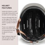 Exclusky Bike Helmet for Adults,Adjustable Cycling Helmet for Men & Women Safety Certified Bicycle Helmet for Commuting, Road Biking, Skating with USB Rechargeable Rear Light