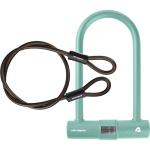 Retrospec Lookout Bike Lock with 14mm Hardened Steel U-Lock & 4ft Security Cable - Anti-Theft Protection for Mountain Bikes & eBikes