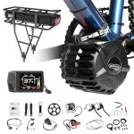 BAFANG 750W 1000W 500W Mid Drive Kit M625 M325 48V 52V Ebike Conversion Kit with 46T Chainwheel Electric Bike Conversion Kit for 68-73MM Mountain Bike Road Bike with VD03 Display Optional & Battery