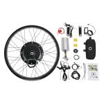 YUNLAIGOTOP 26" Rear Wheel Motor 48V 1800W Electric Bike Conversion Kit with LCD Display, Rear Wheel E-Bike Conversion Kit for Fat Snow Tire Electric Bicycle