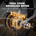 Qlife Cityone 2.0 Electric Bike for Adults,Up to 65Miles,28MPH,1200W Peak Motor 26" Ebike,499WH UL2849 Certified Battery Electric Commuter Bicycle with Front Suspension & 7-Speed Ebikes,W1