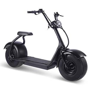 MotoTec Fat Tire 60V 18Ah 2000W Lithium Electric Scooter Black