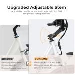 Funhang Electric Bike for Adults, 1000W Peak Ebike, 21.7MPH 50Miles City Cruiser Ebikes, 26" Step Thru Electric Bicycle with 48V Removable Battery, Adjustable Stem, Rear Rack,7 Speed, UL2849 Certified