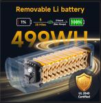 INSDRGN Electric Bike for Adults Peak 650W, 20 MPH Folding E Bike, 48V Removable Li Battery Ebike, Top 45 Miles PAS Range, 14" Fat Tire Bikes, with USB Charging Phone Holder, UL2849 Certified, Grey