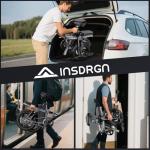 INSDRGN Electric Bike for Adults Peak 650W, 20 MPH Folding E Bike, 48V Removable Li Battery Ebike, Top 45 Miles PAS Range, 14" Fat Tire Bikes, with USB Charging Phone Holder, UL2849 Certified, Grey