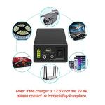 Talentcell 24V Lithium ion Battery PB240B1, Rechargeable 42980mAh 156Wh Li-ion Batteries Pack with DC 24V/12 Volt and 5V USB Output for LED Light Strip, CCTV Camera, Smartphone and More