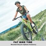 MOHEGIA Fat Tire,20x40 inch Fat Bike Tire,High-Performance and All-Terrain Folding Replacement MTB Bicycle Tire with Street or Trail Riding Black