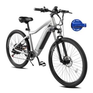 PEXMOR Electric Bike for Adults, Peak 1000W BAFANG Motor 32MPH, 48V 14AH Removable LG Battery Mountain Ebike, 27.5" Electric Commuter Bicycle 7 Speed, Front Suspension