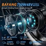 PEXMOR Electric Bike for Adults, Peak 1000W BAFANG Motor 32MPH, 48V 14AH Removable LG Battery Mountain Ebike, 27.5" Electric Commuter Bicycle 7 Speed, Front Suspension