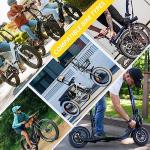 Zoom Hydraulic Disc Brake Calipers: HB-100 MTB Bike Brake Caliper Front + Rear Set for Mountain, Road Bicycle and E-Bike (Red)