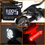 AIWARGOD Electric Bike for Adults, 750W Long Range Foldable Ebike with One/Dual Removable Battery, 40-120 Mile/25-30MPH, 20"/16“ Fat Tire Electric Bicycle (16" Small Folding Ebike, Black-01)